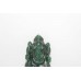 Statue Idol God Lord Ganesha Ganesh Figurine Natural Green Jade Stone E125